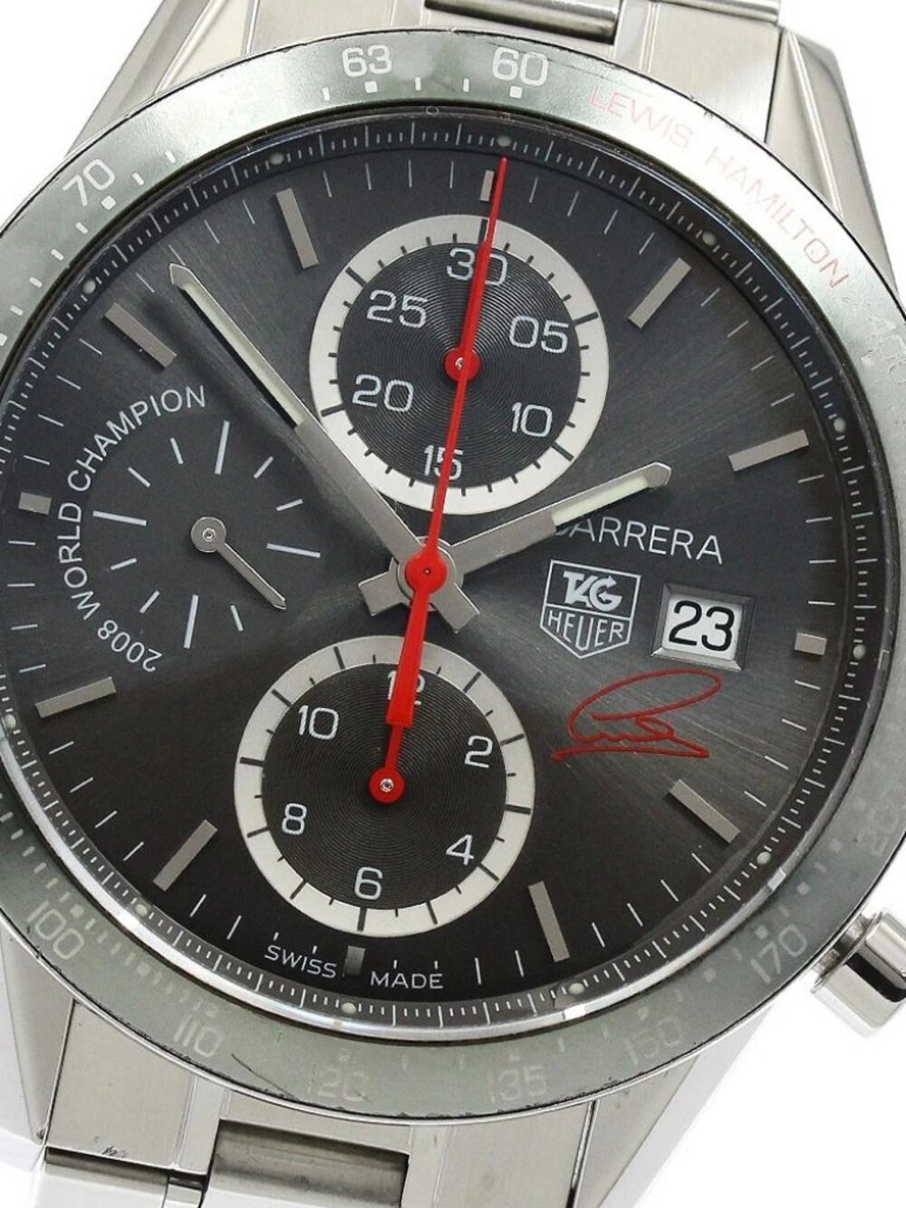 TAG HEUER Carrera Tachymeter Lewis Hamilton Exclusive CV201M AT Men's